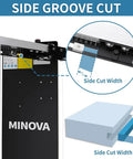 Side groove cutting feature on Pro Grade Hot Wire Foam Cutter Machine With 220W Air Cooled Power Heavy Duty Foam Cutting Tool For Insulation Boards KT Board