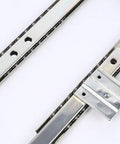 Top Notch Keyboard Slide Out Tray Rails With Drawer Track Guides 27Mm White for Office Desk showing metal pairs with smooth glide.