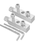 Rock Solid 2 Set Steel Tap Extractor Kit For Removing Broken Screws Bolts And Faucets Like A Pro To Fix Plumber Headaches Fast Without Wasting Time On Stubborn Threaded Damage At Home, two steel extractors with hex keys
