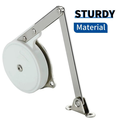 Lid Stay Hinge With Soft Close Safety Lid Support For Toy Boxes And Kitchen Cabinets, Closets And Cupboards, Easy Top Opening Doors, Keeps Lid Open At Any Angle And Glides Shut Smoothly, zinc alloy construction.