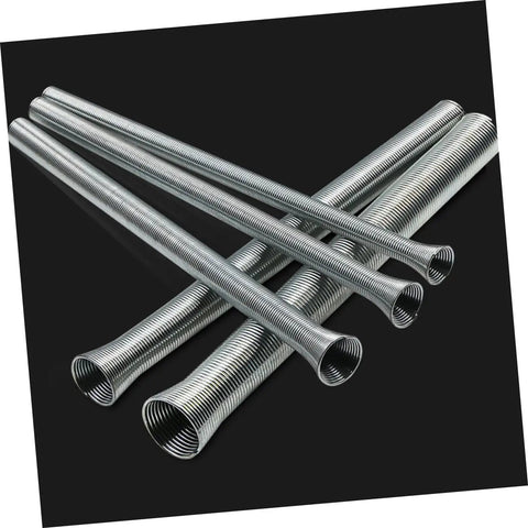 Premium 7 Piece Copper Tubing Bender Set For Plumbing And Electrical Jobs Includes Hand Tools For 1/4 To 5/8 Inch Thin Walled Pipe with steel tubing.