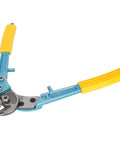 Long Arm Cable Cutter For Electricians, 100mm² Capacity, High Carbon Steel Blade, Aluminum Alloy Insulated Wire Cutter with yellow grips