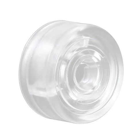Clear PVC protective cap for footswitch, part of 20 Pack Black Guitar Pedal Footswitch Toppers Protective Caps Made From PVC Durable Wear Resistant Covers