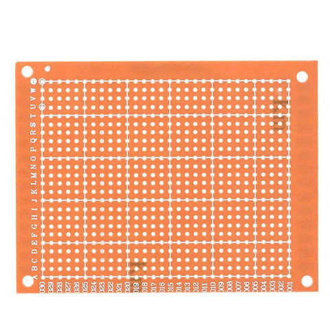 10 Pack Single Sided PCB Prototype Boards Kit for DIY Electronics, Universal 7x9cm Circuit Boards with 1.2mm Hole Size