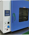 Heavy Duty Commercial Drying Oven Handle With Ergonomic Grip For Industrial Baking And Cooking Equipment on blue oven.