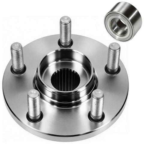 Front Wheel Bearing Hub Assembly 5 Lug For Toyota Camry Venza Sienna Avalon Solara Highlander And Lexus ES300h ES350 RX350 ES330 RX330 RX400h Replacement 510063 close-up view