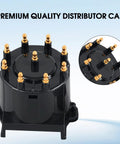 Marine Grade Distributor Cap And Ignition Rotor Kit For Marinized 5.0L 5.7L 350 V8 MerCruiser GM Engines With Delco HEI Ignition Replaces 808483Q1 18-5281 product detail