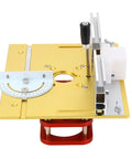 Heavy Duty Steel Router Lift Base With Two Inch Travel Dead On Height Control For Carving Routing And Chamfering Tasks showing detailed lift mechanism.