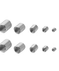 Stainless Steel Wire Thread Insert Kit, 60 Pcs, Metric M8 M10 Thread Repair Inserts, assorted sizes on a white background.