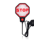 Precision LED Garage Parking Sensor With Adjustable Range And Bright Red Yellow Green Light Feedback For Dead Simple Car Stop And No Sweat Parking In Tight Spots, featuring a red 'STOP' display.