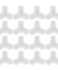 20 Pcs PVC Corner Protectors For Furniture Safety Edge Guards For Wardrobe Cabinets Desks And Tables Clear Discreet Protectors