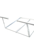 Heavy Duty 4 By 4 Foot Overhead Garage Storage Rack Frame Kit For Ceiling And Wall Mount 13 Gauge Galvanized Steel Frame