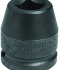 Heavy Duty Three-Quarter-Inch Drive Impact Socket Eleven-Sixteenths Inch Four-Point Quick Positive Engagement Snug Fastener Fit High Torque Tool