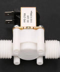 Workhorse Solenoid Water Valve 12V And 24V DC, plastic body, front view, normally closed magnetic control
