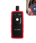 Zero Hassle TPMS Relearn Reset Tool and Tire Pressure Sensor Programmer for Universal Cars Trucks SUVs Clears Dashboard Warning Lights EL-50449 black and red design