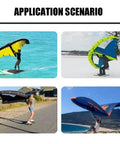 Various scenarios with Inflatable Surfing Wing For Kitesurfing Training Beginner-Friendly 5 Square Meters Handheld Wind Wing.