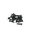 Black screws for Heavy Duty 3 Inch Black T Strap Gate Hinge for Shed Door Barn Yard Hardware Pack of 2