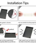 Installation tips for Solid Game Changer IP65 Waterproof Dustproof ABS Plastic Project Box For Outdoor Electronics And DIY Projects Heavy Duty Black Junction Enclosure Ready To Rig Up Pack Of Two.
