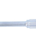 Three Eighth Inch Square Drive Ratchet Handle With 24 Teeth, Seven Point Nine Inch Long Reversible Knurl Grip Tool side view