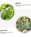 Close-up of Two Piece Reaping Hook Set For Gardening And Harvesting slicing through grass and plants, rustproof steel material.