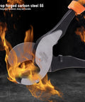 Heavy Duty Cable Cutters Forged From Hardened High Carbon Steel Slice Through Four Zero Aluminum Two Zero Copper And Com Wiring Like Hot Butter, with flames.