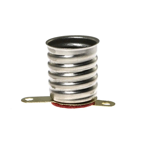 E10 socket holder from Straight Up E10 Mini Light Bulbs And Socket Holders Kit featuring copper base for safe experiments.