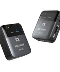 PM 2S Portable Wireless In Ear Monitor System With One Touch Mono Stereo Switch Rock Solid Wireless Transmitter And Receiver 24Bit 48kHz Audio OTG Input Ideal For Onstage Gigs Studios And Bands, featuring RX and TX units