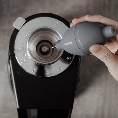 Air Blower Dust Cleaner Tool For Coffee Grinders Cameras Keyboards And Watches With Silicone Body And Stainless Steel Nozzle