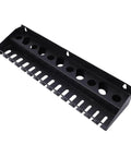 Vice Grip Holder Wall Mount for Pliers, Heavy Duty Metal Tool Rack With 3 Slot Sizes, rust-resistant, black steel organizer