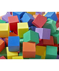 Colorful 1 Inch Foam Counting Blocks For Kids Math And Preschool Crafts, Hands On Counting And Sorting Cubes In Six Colors, Early Math Manipulatives, Classroom Essentials Pack Of 100 stack of 1-inch foam cubes