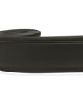 Side view of Ultra Thick Black Vinyl Wall Base Self Stick One Eighth Inch Four And A Quarter Inch Tall By Eighty Foot Roll Peel & Stick