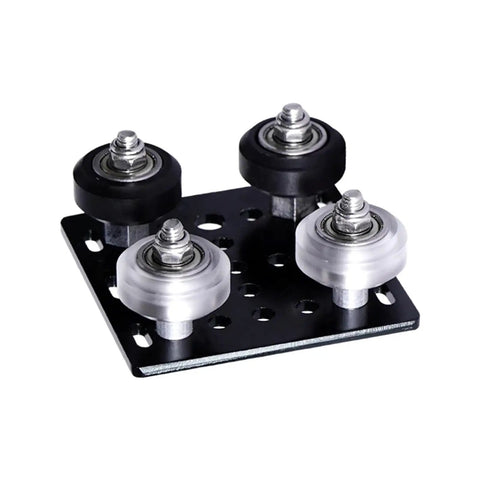 Badass 5 Pack V Slot Linear Rail Wheels For 3D Printers And Cnc Rigs Smooth Ball Bearing Rollers With Five Millimeter Bore Give Your Rig Tight Grip And Flawless Prints Every Single Run