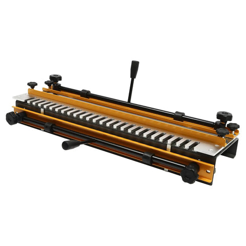No Sweat 24 Inch Dovetail Jig Woodworking Template Kit For Seamless Cabinet And Furniture Projects With Dead Straight Routing and Shop Ready Precision Setup, featuring aluminum and steel components.