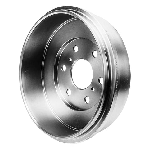 Side view of a brake drum from the Rear Brake Kit for 2005 2006 2007 2008 Chevy Silverado 1500 and GMC Sierra 1500 with Drum Brakes