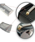 Focus on 2 In 1 Mud Compound Putty Drywall Finishing Box Tool for 6 and 8 inch with pro grade heavy duty design features.