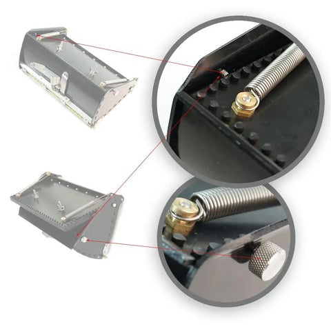 Focus on 2 In 1 Mud Compound Putty Drywall Finishing Box Tool for 6 and 8 inch with pro grade heavy duty design features.