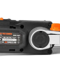 Cordless Detail File Sander With Variable Speed 1000 To 1600 FPM Auto Tracking Belt No Fuss Tool Free Belt