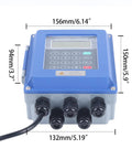 Front view of Heavy Duty Ultrasonic Liquid Flow Meter With TM-1 And TS-2 Transducers, DN20-700mm, IP67, showing dimensions.