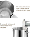 Stainless Steel Milk Frothing Pitcher Set 12oz 20oz 32oz For Espresso Machines Pro Grade Barista Tools For Cappuccino Latte Art Foam Durable Rustproof Dishwasher Safe Cup Jug With Internal Measurement Scale.