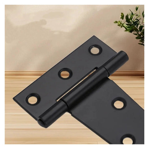 Heavy Duty Ball Bearing Door Hinges Move Like Smoke Silent Action Weatherproof Stainless Steel T Shape secured for barn gates.