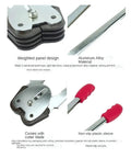 Close-up of Heavy Duty Manual Strapping Machine Kit components showing aluminum alloy material and non-slip handles.