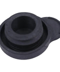 Radiator Coolant Cap Replacement for Yamaha ATVs 2006 Through 2021, black plastic twist-on cap, top view