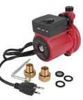 115V 60Hz Three Quarter Inch Outlet Cast Iron Pressure Booster Pump for Hot Water Recirculation with copper motor and fittings