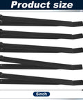 Five Piece Six Inch Hole Finder Tools Kit For Sheet Metal Duplication with assorted sizes in black, shown in a row.