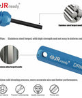 Pro Grade Pin Extractor Tool Kit For JST AMP And Molex Connectors, showing blue handle, stainless steel needle bar, aluminum alloy body.