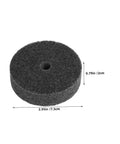 Get Heavy Duty Nylon Buffing Wheels For Metal That Shine Like New With 75mm Abrasive Discs And Easy 10mm Hole Fit For Quick Setup On Any Polisher Or Grinder Tool You Own Today - dark grey nylon buffing wheel 75mm size
