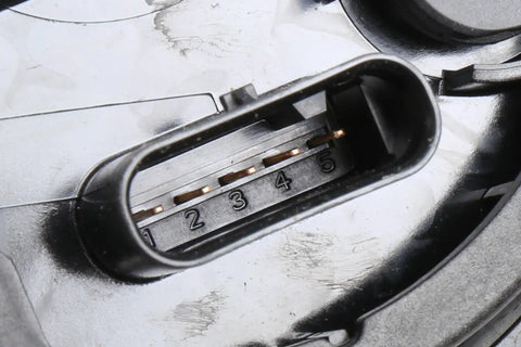 Direct Fit Replacement Heater Water Pump connector with numbered pins for easy installation on everyday cars and trucks.
