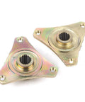 Flanges for Beefed Up 740Mm Rear Axle Kit With Brake Assembly For Go Kart And 50Cc ATV Rear Shaft, metal finish close-up