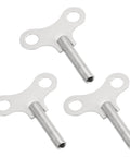 3 Pack Wrench Clock Keys For Winding, 4.4mm Hole, 62mm Long Steel Clock Keys For Mechanical Alarm Wind Chain Repair And Replacement