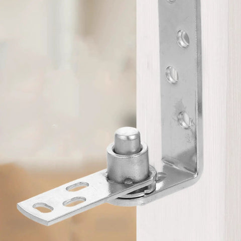 Heavy Duty Swinging Door Hardware for Cabinets and Bar Counters, Self Closing Stainless Steel Hinges with Sturdy Pivot Mechanism